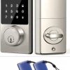 Smart Lock with password, Keyless Entry Door Lock with Touchscreen Keypads, Easy to Install, App Unlock, 50 User Codes