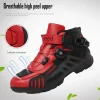 Motorcycle Boots Men Motocross Safety Protection Shoes Accessories Off-Road Racing Waterproof Anti Slip Short Boot motorcycles
