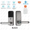 Tuya TTlock Smart Door Lock Fingerprint Door Lock Password Fingerprint IC Card Key APP Remote Unlock Eletronico Digital 도어락