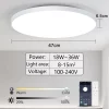 Smart LED Ceiling Light APP Luster Remote Control Appliance 36W 50W 80W interior Home Decor Fixture Bathroom Bedroom