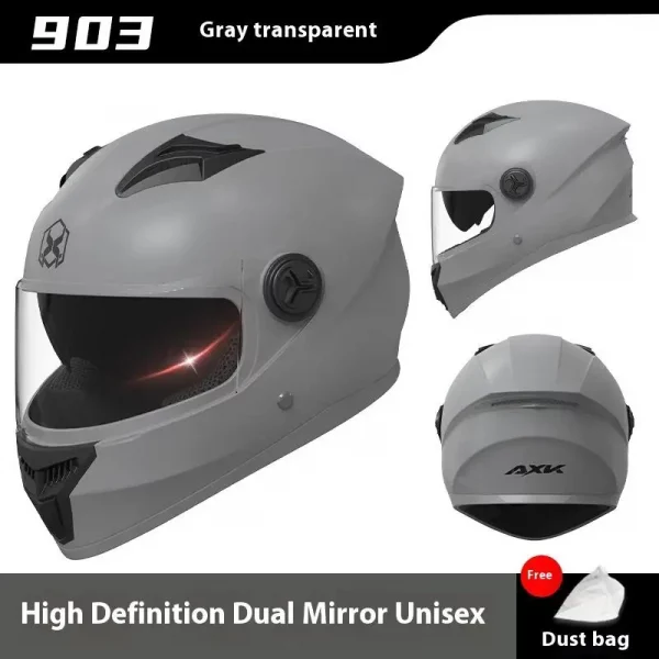 Moto Scooter Safety Helmets, One-piece Full Face Engine Design, Modular Casco Motorsiklet Equipment