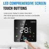 Smart Thermostat for Home Touchscreen Programmable Temperature Control IP20 Protection Auto/Manual Mode Digital Thermostat