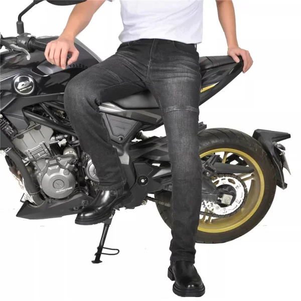 S7eaef5f3da3b4ed7b33acd5f767db21cR-3.webp Motorcycle Riding Jeans Pants Soft elastic Inset Gear Wear-resistant Fireproof Kevlar Protective Layer On Hips And Knees