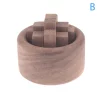 Essential Oil Diffuser Wood Unique Eco-Friendly Fireless Aroma Aromatherapy Fragrance Diffused Home Office Decoration Crafts