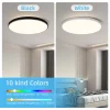 Smart lamp Led RGB Ceiling Light 24W Dimmable 110V-265V Ultra Thin Bluetooth APP Control Lamps for room led light Global version