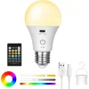 B84B-Smart RGB USB LED Bulb-Rechargeable, Dimmable E27 Bulb With Timing Function Cordless Battery Operated Lighting