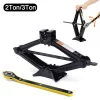 S860223210e214206a7d9a78831ad2d0a0.webp 2T/3T Car Scissor Jack Auto Emergency Crank Lift Stand Labor-Saving Repair & Tire Replacement Tool with Wrench for SUV Vehicles