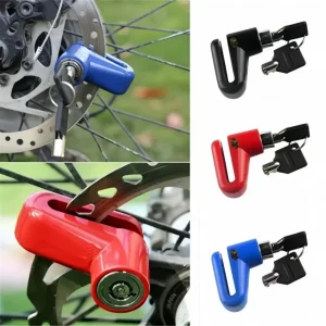 Anti-Theft Disc Brake Lock - For Scooters/Bikes/Motorcycles Steel Wire Lock Enhanced Safety
