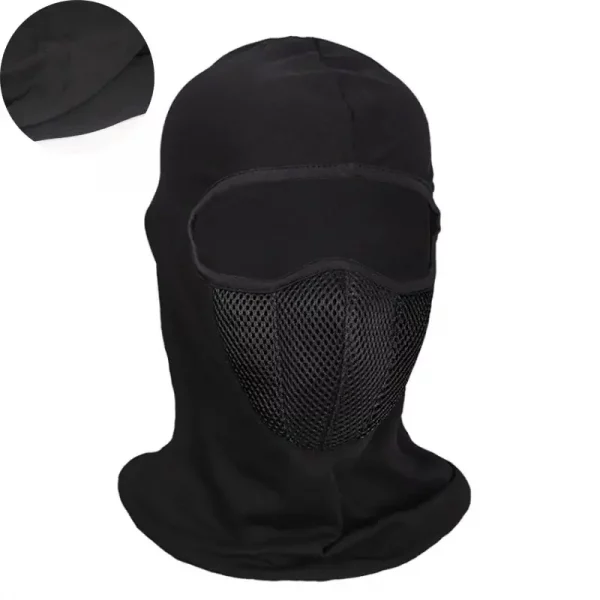 Full Face Mask Cycling Windproof Headgear Motorcycle Balaclava Breathable Outdoor Sports Men CS Mask Head Cover Hat