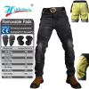 S8ae9a9c7e3894edd9aac737835fade99I-7.webp Kevlar Motorcycle Jeans Aramid Protective Trousers for Men Women Motocross Riding Pants Safety Gear