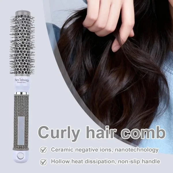 S8d95365fd5f141b49424fdf718fdf9acA-2.webp Ceramic Ion Hair Brush Nano Hairbrush Thermal Ceramic Ion Round Comb Hairdressing Hair Salon Styling Drying Curling