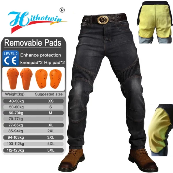 S8f79d790ad6c48e289ccb839dd46d44aq-6.webp Kevlar Motorcycle Jeans Aramid Protective Trousers for Men Women Motocross Riding Pants Safety Gear