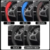 Car Steering Wheel Cover 38cm 15" Leather For MINI COOPER S JCW ONE F54 F55 F56 F60 R60 R61 Auto Accessories
