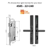 S9182cdfadb5e417cabc6b3f996ecc0fb3.webp Smart Door Lock Waterproof Aluminum Electronic Sliding Door Lock Tuya Fingerprint Biometric Password NFC Card Remote APP Control