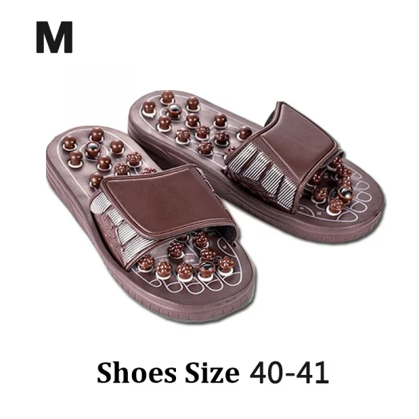 Foot Massage Acupuncture Slippers Acupoint Activation  Reflexology Spring Magnetic Therapy Relieve Foot Pain Meridians Arthritis