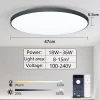 Smart LED Ceiling Light APP Luster Remote Control Appliance 36W 50W 80W interior Home Decor Fixture Bathroom Bedroom