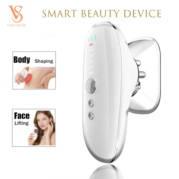 S944cddad296443c38fa1876b0acd32ed1.webp 2 in 1 Electric Cellulite Massager Body Sculpting Machine for Leg Abdomen Waist Arm Microcurrent Facial Device for Skin Care