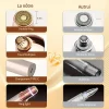 2-in-1 facial and eyebrow trimmer: a rechargeable painless facial eyebrow shaver for the face, lips, and body