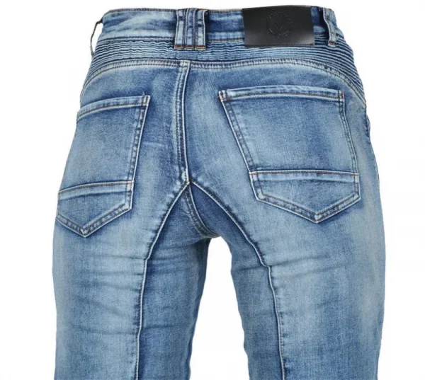 Womens zipper pants Motorcycle jeans Men's high elastic motorcycle riding rider pants Racing pants with protective