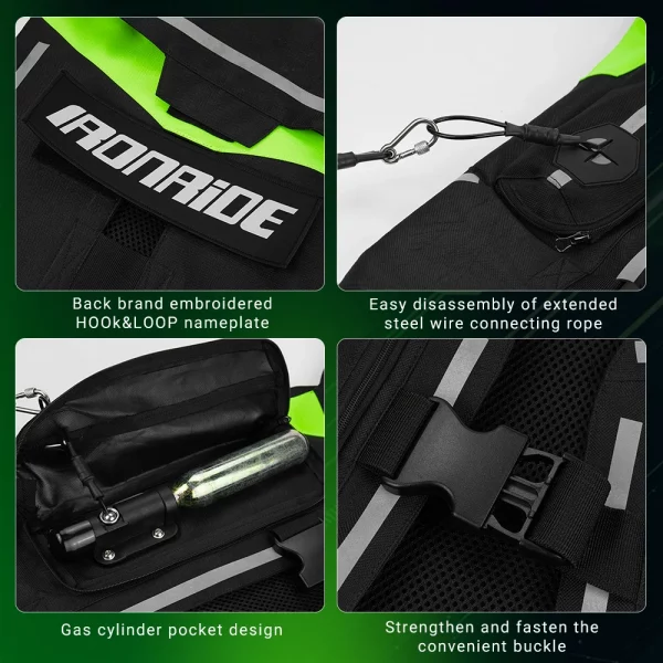 CE Certified Motorcycle Airbag Vest Jacket Motocross Protective Airbag Racing Jacket Safety Vest Jaqueta Reflective Chaqueta