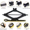 Sa4edc123c5a342a99dbf78c086585afdR.webp 2T/3T Car Scissor Jack Auto Emergency Crank Lift Stand Labor-Saving Repair & Tire Replacement Tool with Wrench for SUV Vehicles