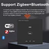 ABAC-Tuya Zigbee Multi-Mode Wall Gateway Hub For Smart Home, Wifi Bridge, Bluetooth Mesh, Smart Life Remote Control Works