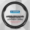 Car Steering Wheel Cover 38cm 15" Leather For MINI COOPER S JCW ONE F54 F55 F56 F60 R60 R61 Auto Accessories