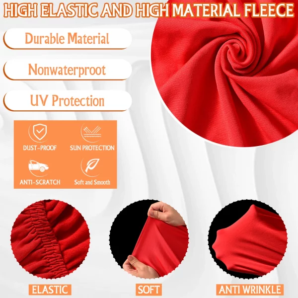 Sa7d7ebb322284dc99373f472893a4184I.webp Indoor Outdoor UV Snow Protection Inner Lining Universal Breathable Velvet Full Car Cover Dust Proof UV Protection Nonwaterproof