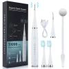 Electric Toothbrush with Sonic Cleaning 3-in-1 for Removing Tartar Whitening Teeth Oral Care USB Charging Replacing Brush Head