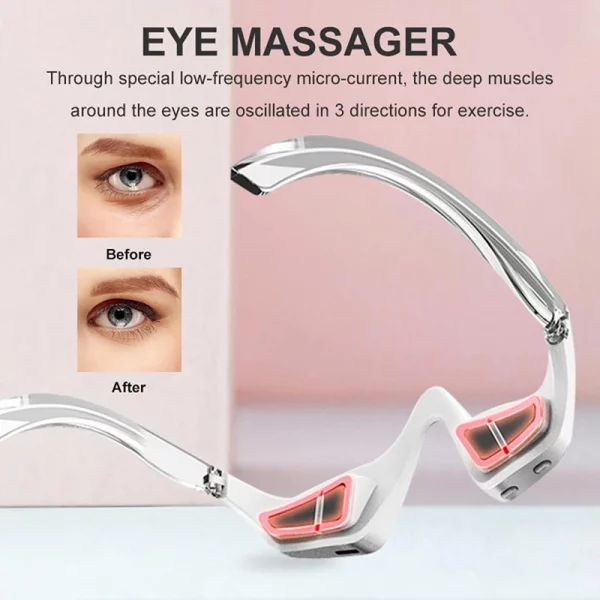 Sadc0d161ba4149efa36e446c5995602fb.webp NEW Eye Massager 3D Eyes Relax Massager Fatigue Relief Lighten Dark Circles Smooth Eye Fine Line Beauty Eye Care Anti-Aging