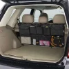 Car Trunk Organizer Adjustable Backseat Storage Bag Net High Capacity Multi-use Oxford Automobile Seat Back Organizers Universal