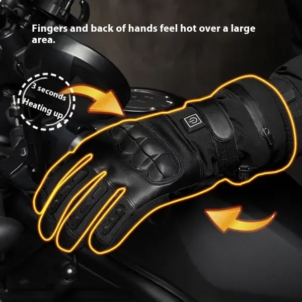 Sb8eaa9e58d8f4f339b6b96ba8a336b32G.webp Heated Gloves Hand Warmer Electric Thermal Gloves Waterproof Snowboard Cycling Motorcycle Bicycle Ski Outdoor Winter Gloves