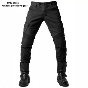 Men's Motorcycle Protective Pants Breathable Wear-Resistant Tight Jeans Overalls for Motorbike Safety Comfortable Riding Gear