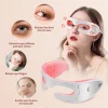 Vibration Eye Massager LED Light Therapy Anti-Aging Eye Care Fatigue Relief Relaxation Relieve Dark Circle Electric Eye Massager