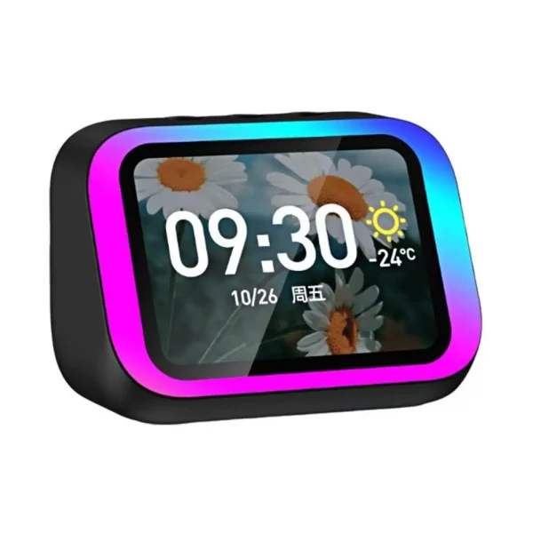 Sbe1a101051724739a2142a9a7a1b6920L.webp Smart Alarm Clock Bluetooth Speaker AI Intelligent Wireless Weather Display Night Light Music Stories Player Perfect Gift
