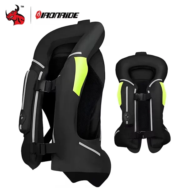 CE Certified Motorcycle Airbag Vest Jacket Motocross Protective Airbag Racing Jacket Safety Vest Jaqueta Reflective Chaqueta