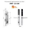 Sc0651fd1c3334e00be26ca65356d7816q.webp Smart Door Lock Waterproof Aluminum Electronic Sliding Door Lock Tuya Fingerprint Biometric Password NFC Card Remote APP Control