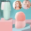Double Sided Silicone Facial Cleansing Brush Manual Massage Facial Cleanser Brush Soft Bristles Deep Cleaning Exfoliator Tool
