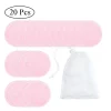 Sc4062f161a764fc2bc54d7b2c84728871.webp 10/16/20Pcs Makeup Remover Pads Reusable Cotton Pads Make Up Facial Remover Bamboo Fiber Facial Skin Care Wipe Pads with bag