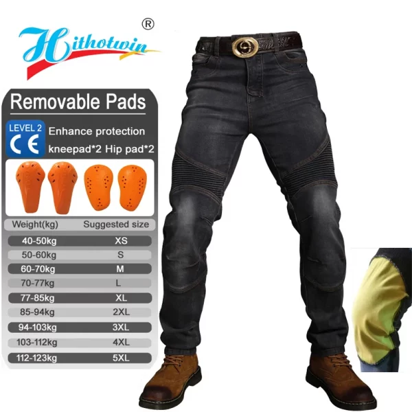 Sc4f8af860f504df8963fe6778a6c43b66-6.webp Kevlar Motorcycle Jeans Aramid Protective Trousers for Men Women Motocross Riding Pants Safety Gear