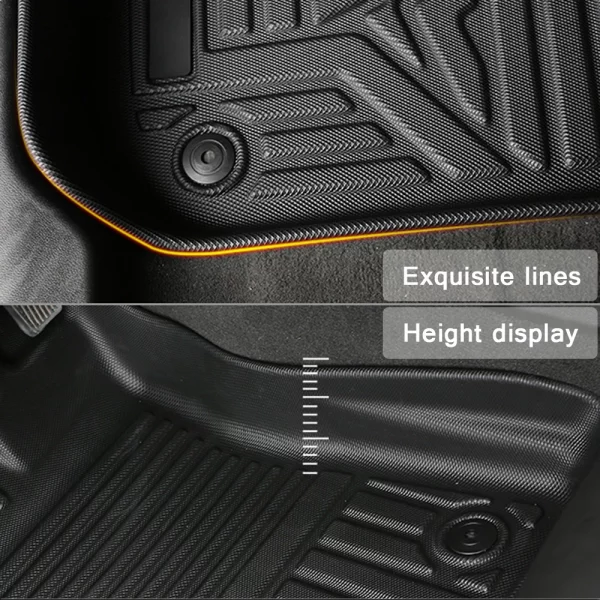 Rubber Car Floor Mats For Ford BRONCO SPORT 2021    3D carpet TPE Waterproof Carpet Antislip Car Mat