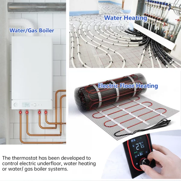 Sc6e4317a786c4383a15f3a7fd66469e13-1.webp Smart Thermostat for House Water Electric Heating Water Gas Boiler AC thermostat with VA Digital Touch Screen Adjustable Knob