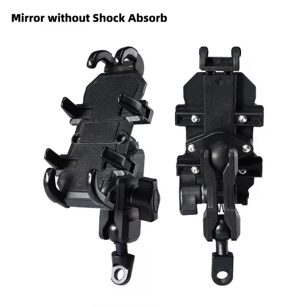 Sc8f18dc39a93461cae335e889d8448fe7.webp Moto Motorcycle Phone Mount Handlebar Holder Shockproof GPS Bracket Motorbike Scooter Universal Anti-vibration Smartphone Clamp