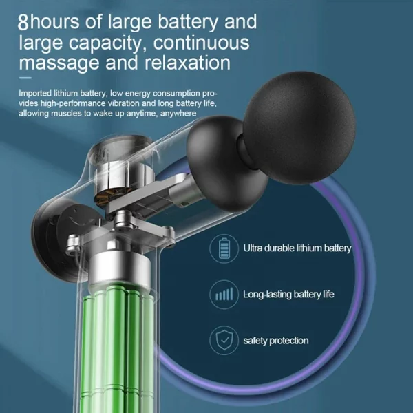 Sc9277f4909e849118194e26a6b1b73d4o.webp Mini Massage Gun Electric Shock Muscle Relaxation Vibration Fitness Massager For Body Neck Back Ladies Home Travel Fascia Gun