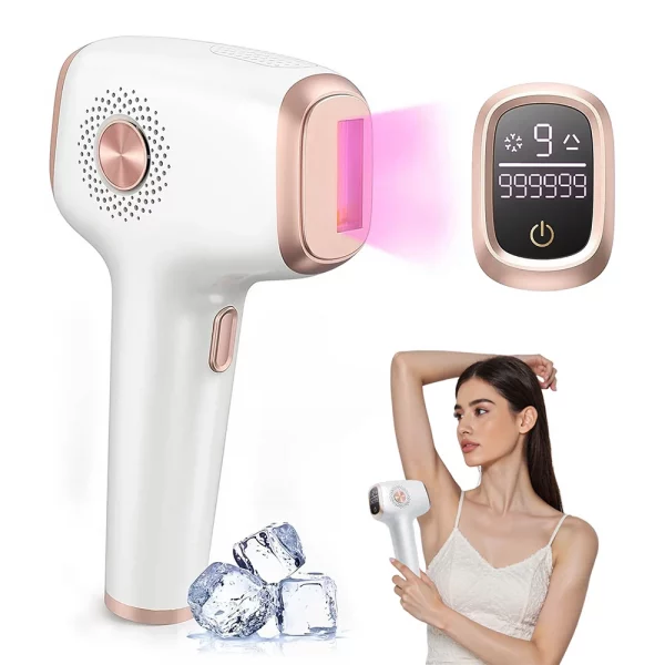 Scbacd19b5c934129b43ede2e568c6928I.webp IPL Hair Removal with Ice Cooling Care Function for Women Permanent,999,999 Flashes Painless IPL Hair Remover Device