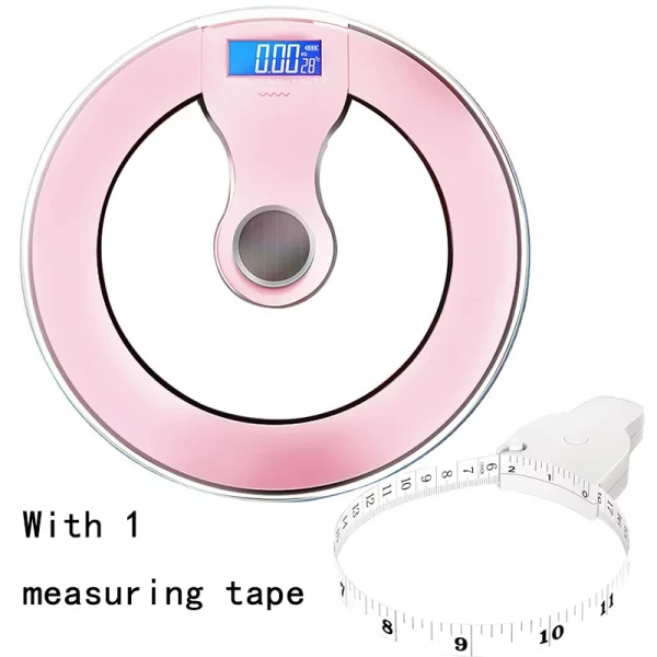 Scc0eb893338144afb8d4fd26c6fac7d0C.webp Smart Weight Scale Bluetooth LCD Display Light Energy Automatic Charging Rechargeable Home Weight Measure Fat Calories Scale