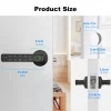 Scd3832866e5d49bbb19f63a769a905b9O.webp Smart Lock For Main Door Tuya Smart Home Fingerprint Electronic Door Lock APP Remote Unlocking Residential Automation With Alexa