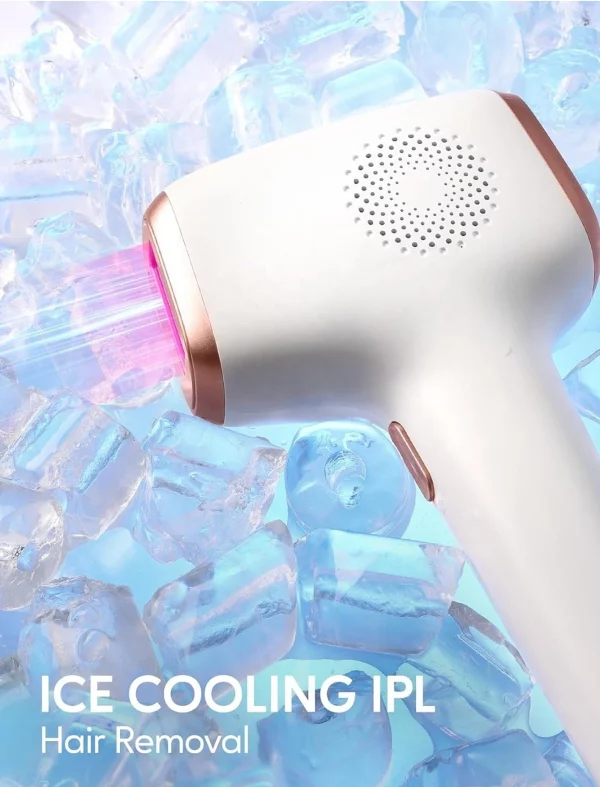 Sce79d1240fb44a2495a9e16140cfe6fbE.webp IPL Hair Removal with Ice Cooling Care Function for Women Permanent,999,999 Flashes Painless IPL Hair Remover Device