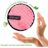 Sd1f8395d69cb445583de69c3c58c03a0N.webp 4-Piece Makeup Remover Microfiber Pads - Reusable Makeup Removing Towels, Gentle Cleansing Sponges for Face and Skin, Washable E