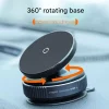 Adjustable Vacuum Magnetic Suction Cup Phone Holder, Suitable for Car/Gym/Mirror/Smooth Surfaces Hands-Free Stand, Compatible